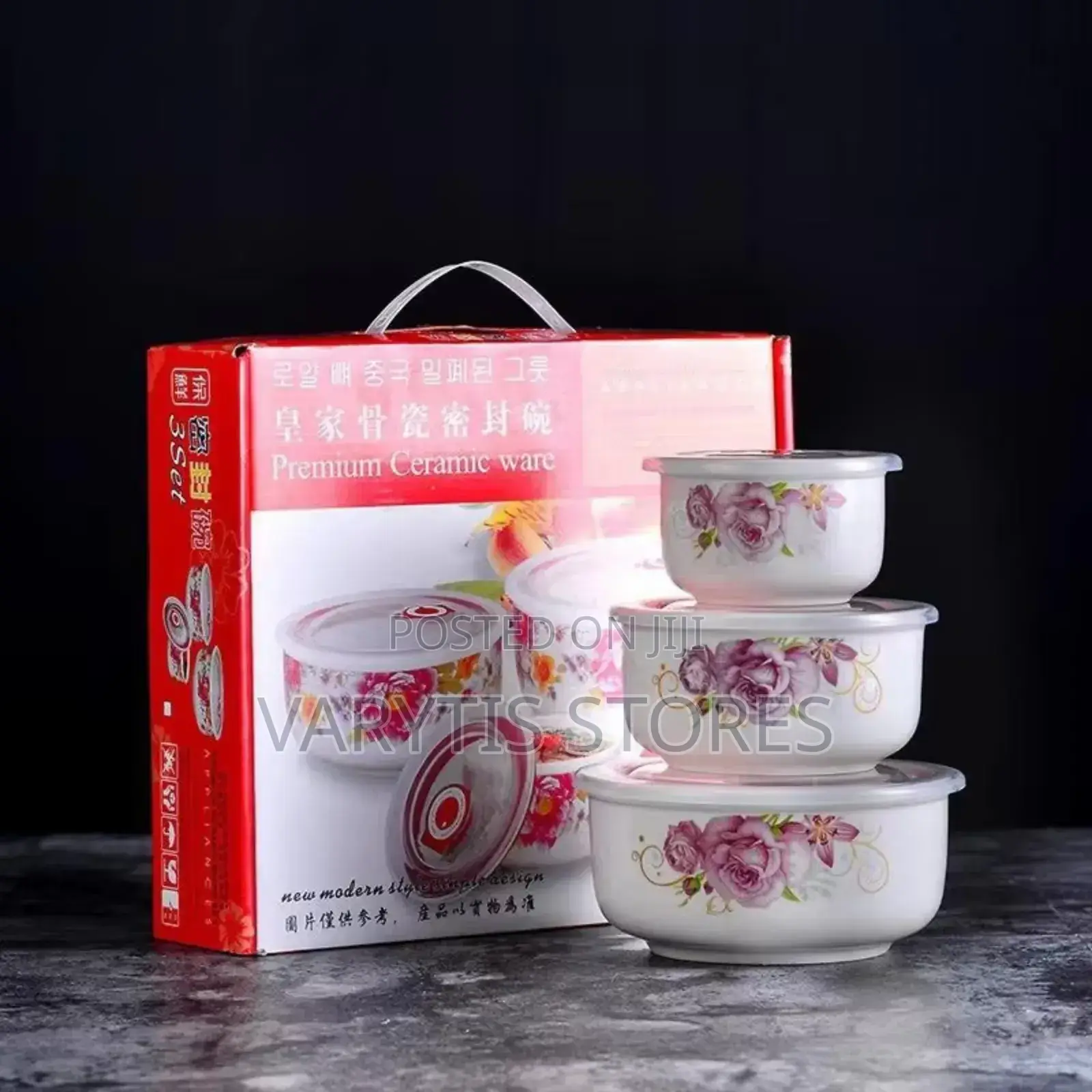 Ceramic Bowls With Covers