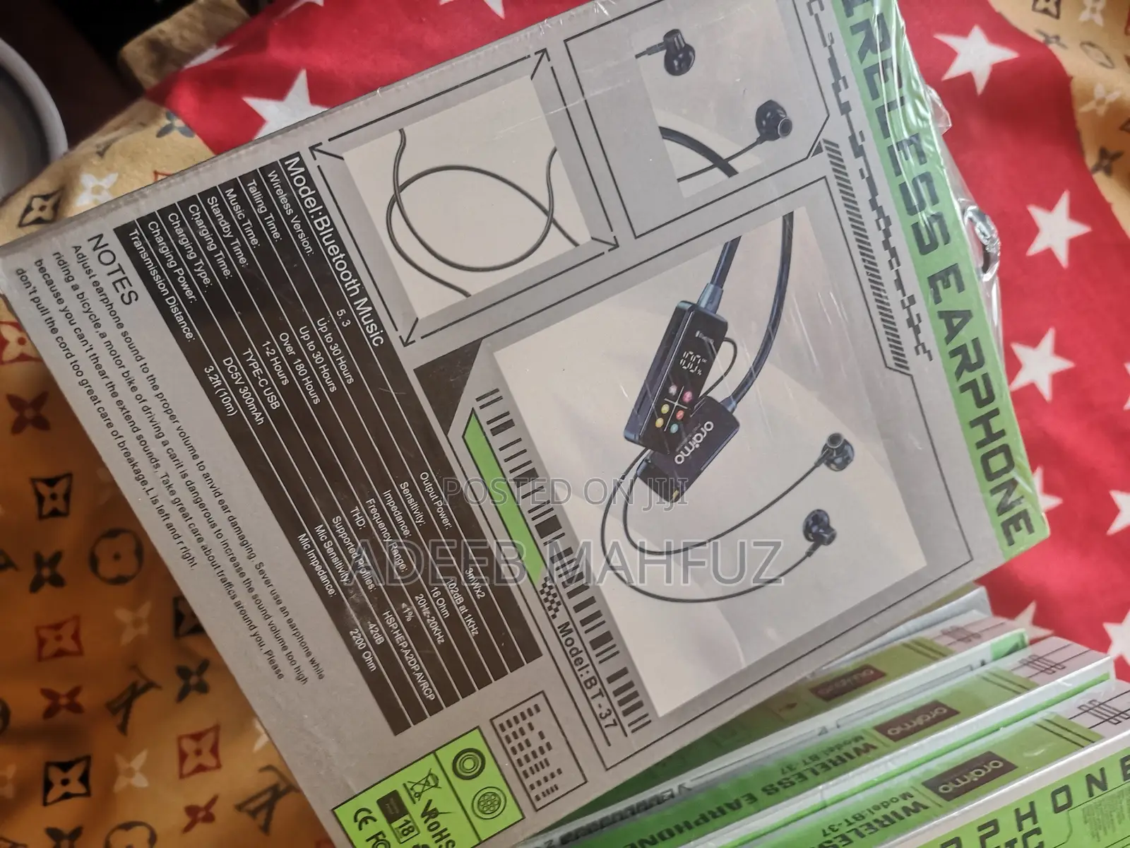 Good Sound Bluetooth Headset With LCD