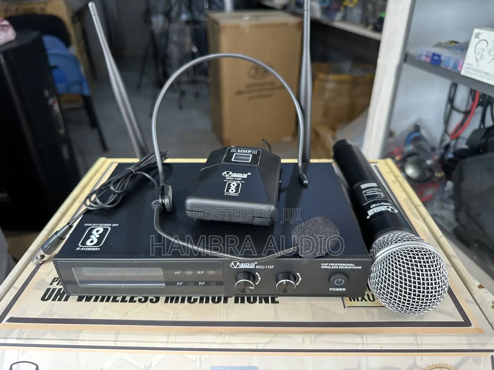 Maxxon Wireless Headmic/Handheld Mic