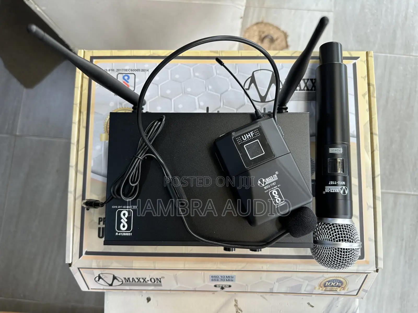 Maxxon Wireless Headmic/Handheld Mic