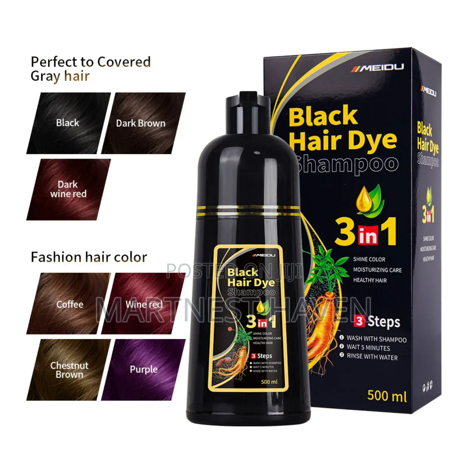 Hair Dye/Shampoo- Meidu