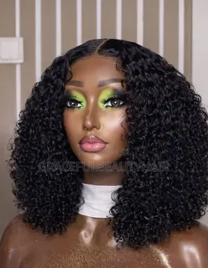 14 Inches Very Full Super Double Drawn Pixie Curls Wig Cap