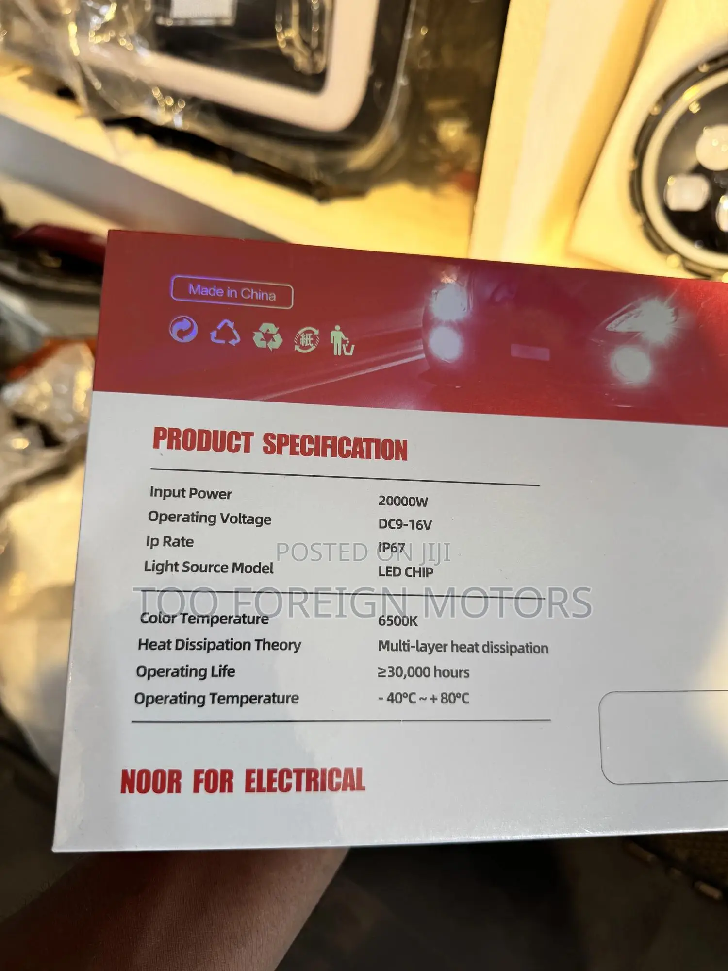 Led Bulb 20000watts