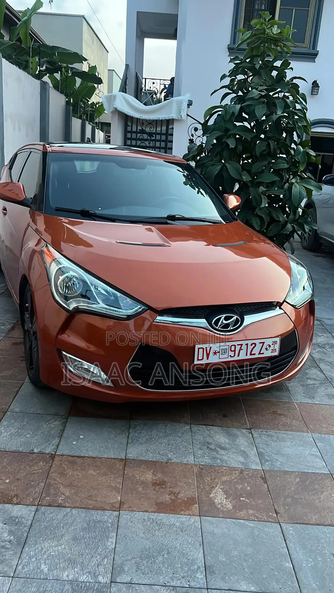Hyundai Veloster 2017 Orange