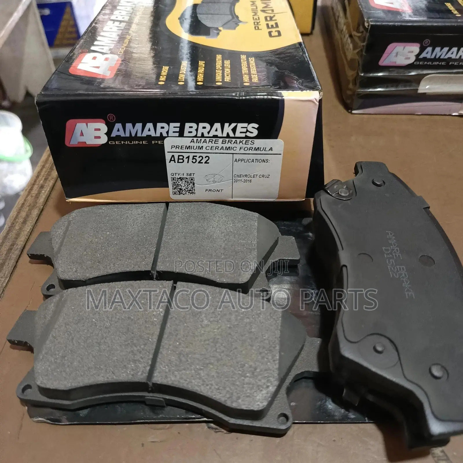 Amare Ab1522 Premium Ceramic Brake Pad for Chevrolet Cruze 2011-2016