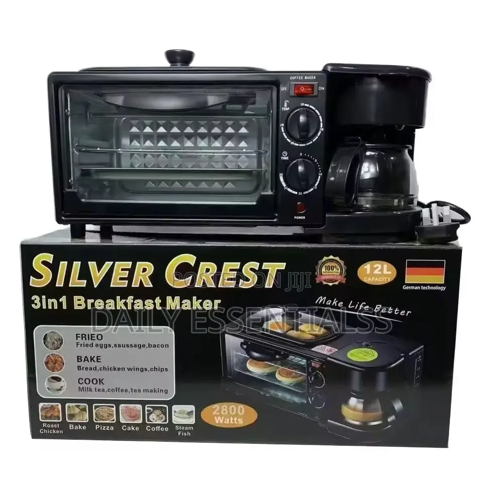 Silver Crest 2800w Breakfast Maker – Durable Efficient