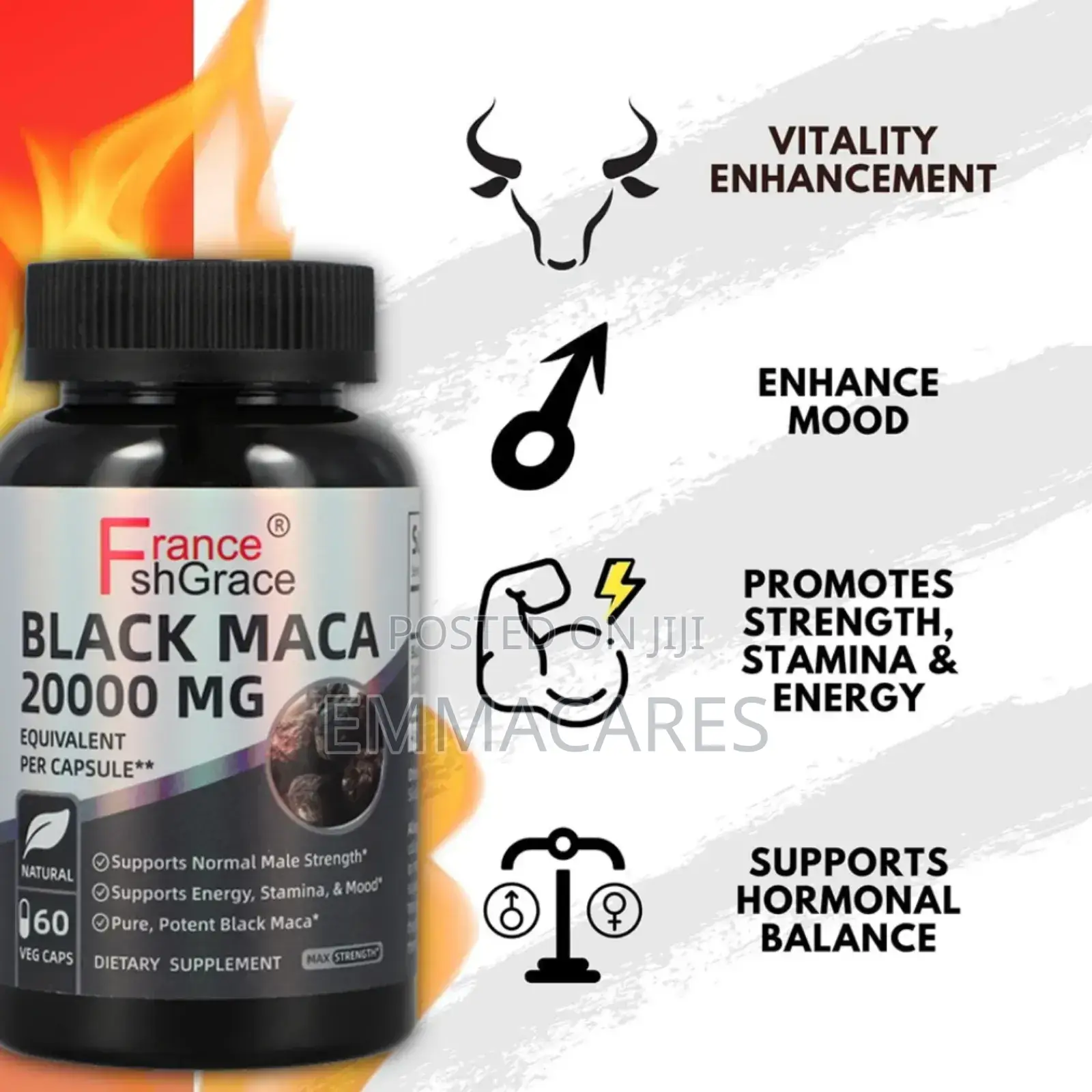 Black Maca Root Supplement