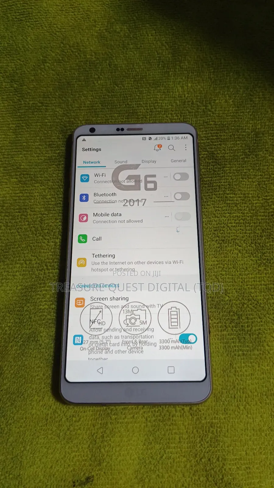 LG G6 32 GB White
