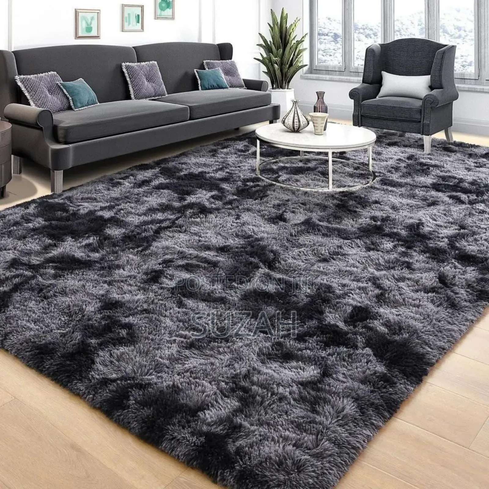 Mixed Grey-Black Rugs