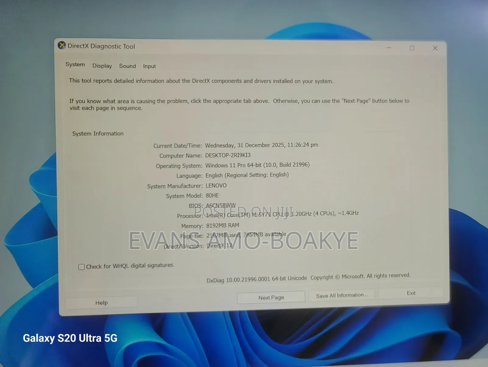 Laptop Lenovo Yoga 3 8GB Intel Core M SSD 256GB