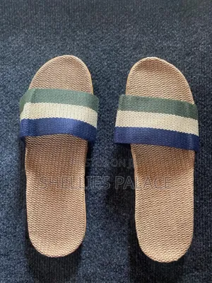 Unisex Cozy Linen Washable Open Toe Skid Proof Slippers