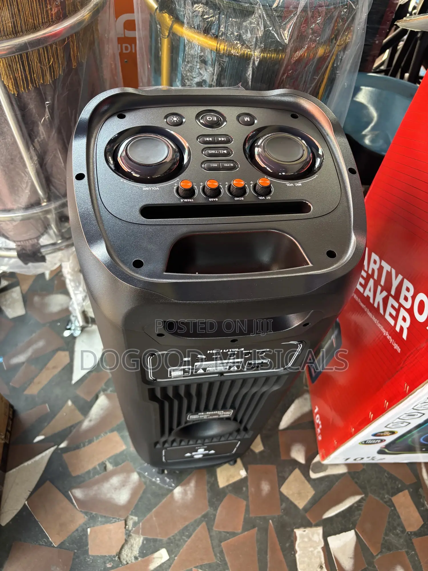 Jac 10”X2 Partybox Speaker