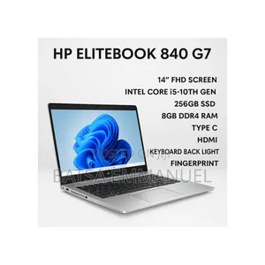 Laptop HP EliteBook 840 G7 8GB Intel Core I5 SSD 256GB