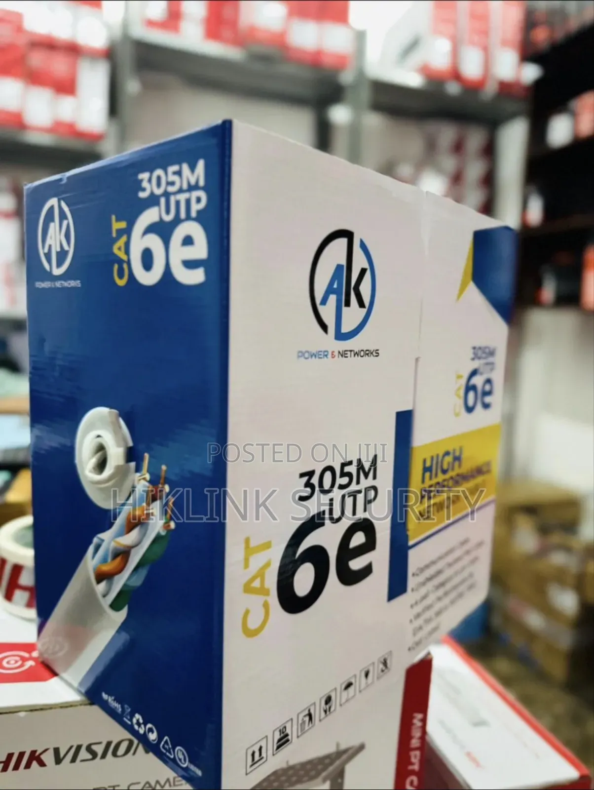 Ak Indoor Cat6 Cable 305 MTR