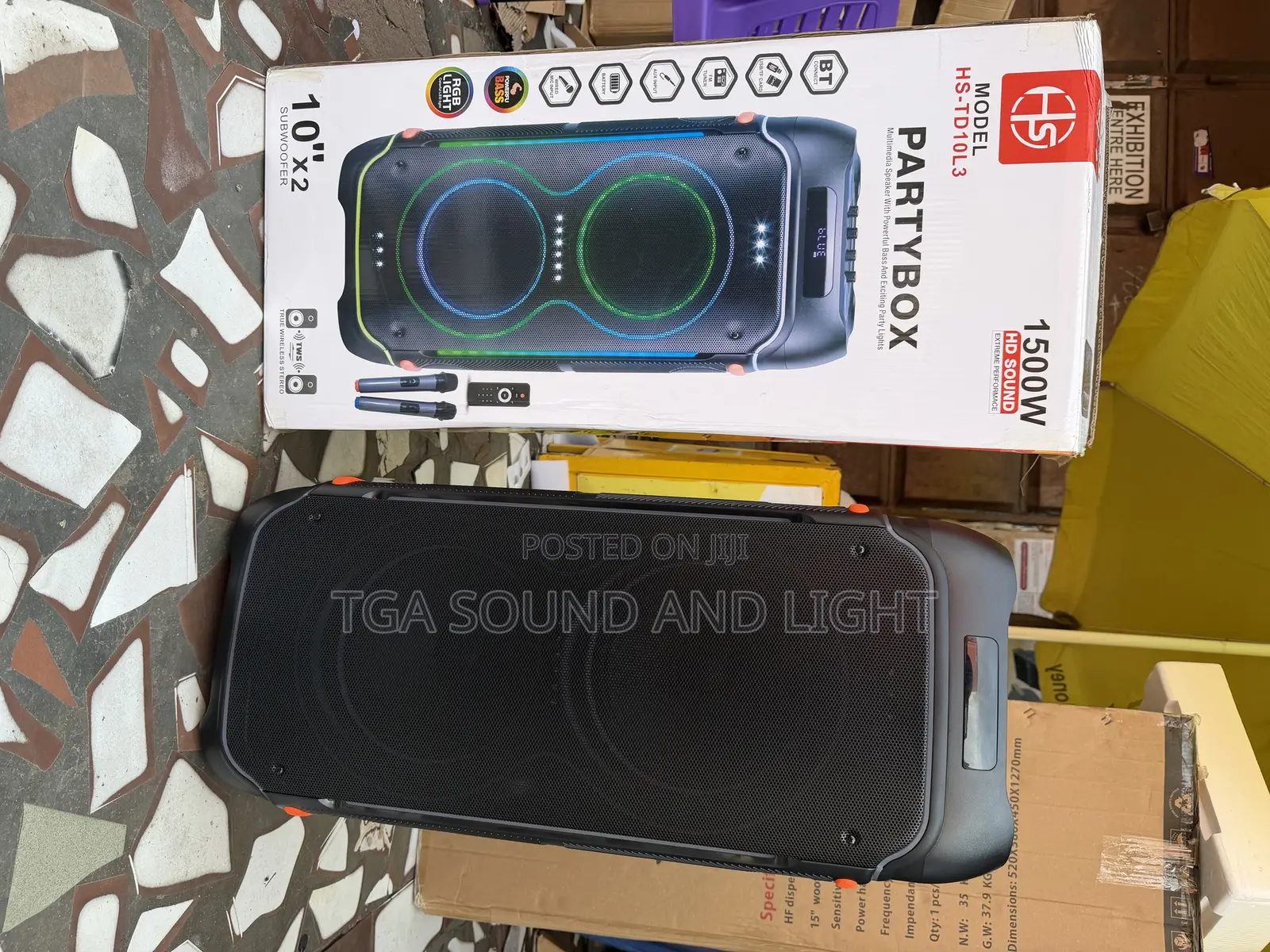 Hd Sound 2 X 10 Inches Party Box
