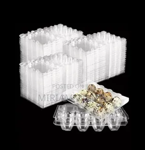 Transparent Quail Egg Crates
