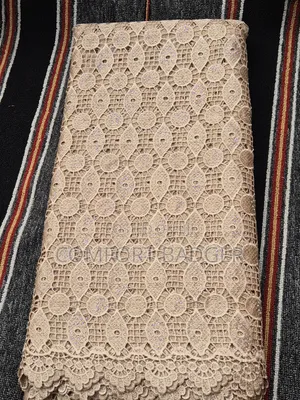 Magnificient Guipure Lace With Stones