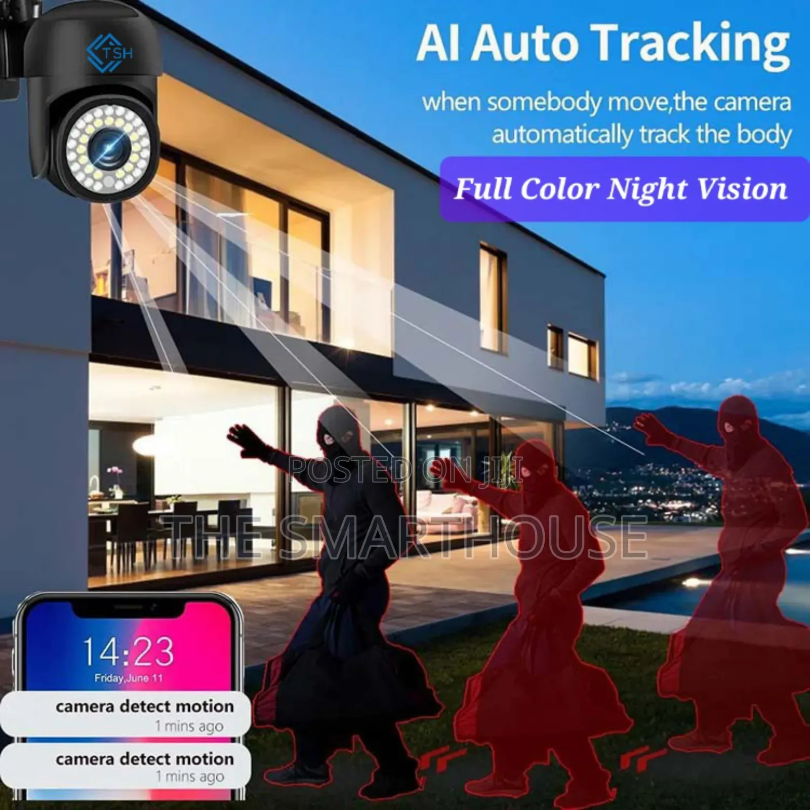 Smart Wireless 3mp PTZ Camera
