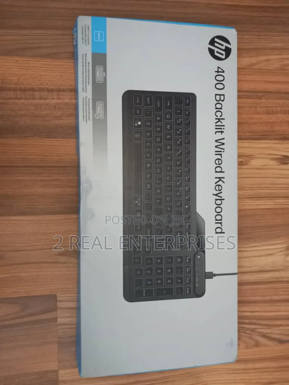Hp 400 Backlit Wired Keyboard From Uk