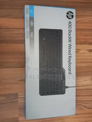 Hp 400 Backlit Wired Keyboard From Uk