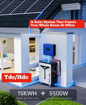 15kwh Solar Energy System (Lifepo4 Lithium Battery) + 10 Panels