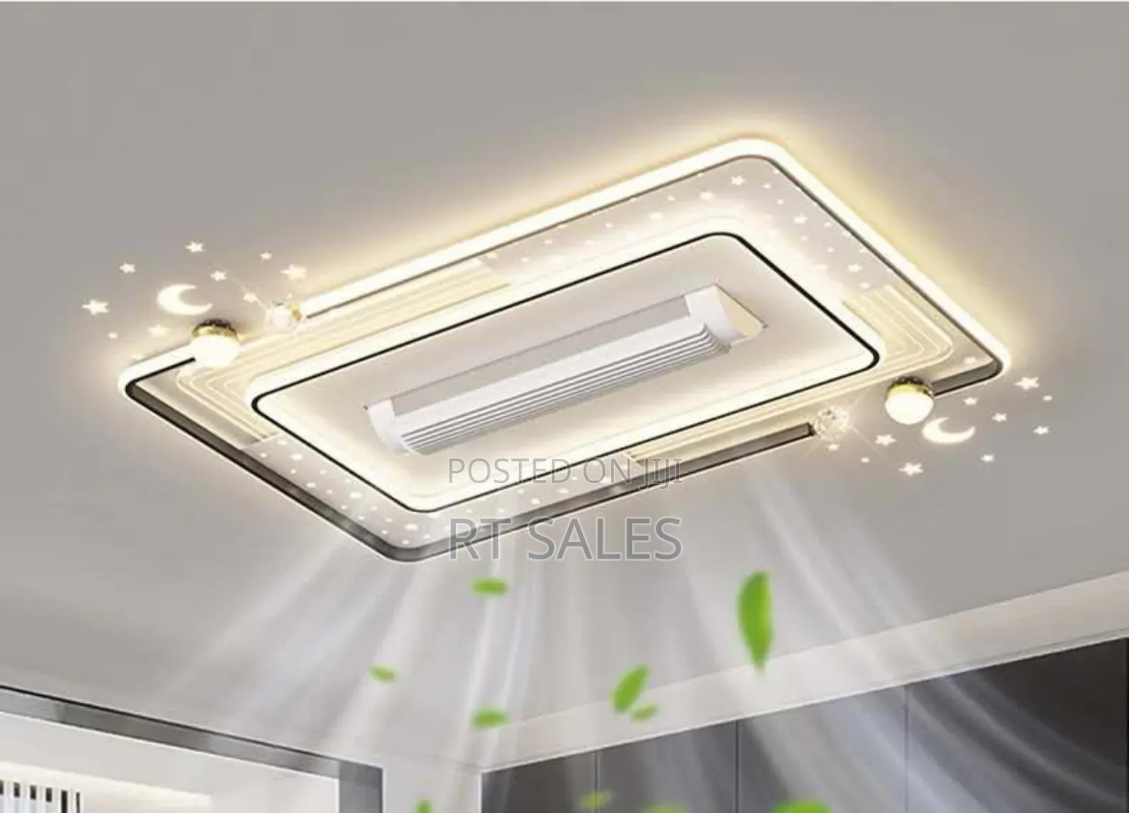 Cooling Ceiling Light With Fan