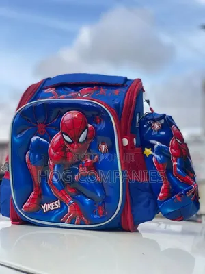 Children's 3d Spider-Man School Bag