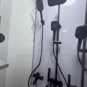 Matte Black Telephone Shower