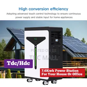 7.68kwh Solar Generator + 5 Solar Panels - For Home /Office Use