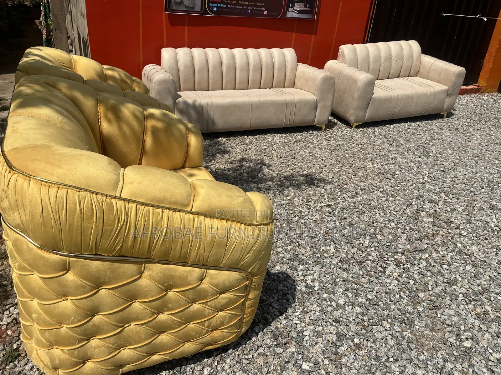 Set of Premium Sofa Sets From Our Factory