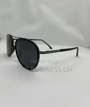 Black Aviator Sunglasses
