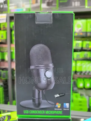 Plug and Play Usb With Type-C and Lightning Otg Condenser Mic