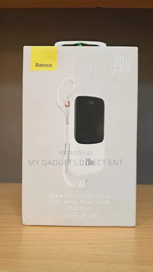 Qpow Pro Digital Display Fast Charge Power Bank iPhone Edition