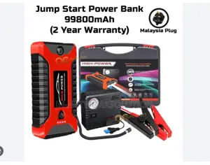 High Power Portable Car Jump Tyre Air Compressor - 99,800 Mah - 1000a