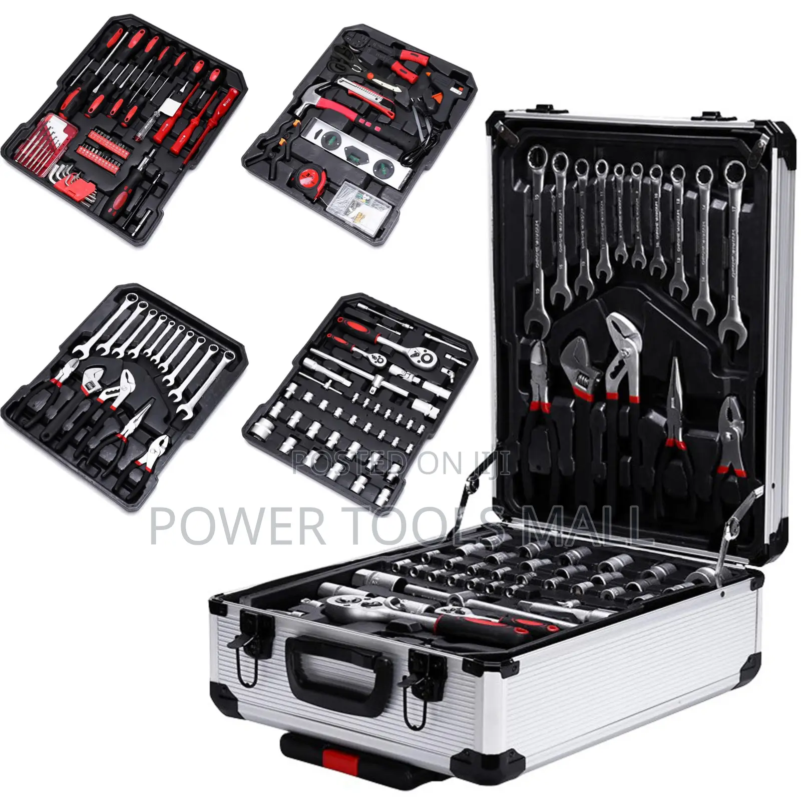 Mechanical Networking Tools Set Chrome