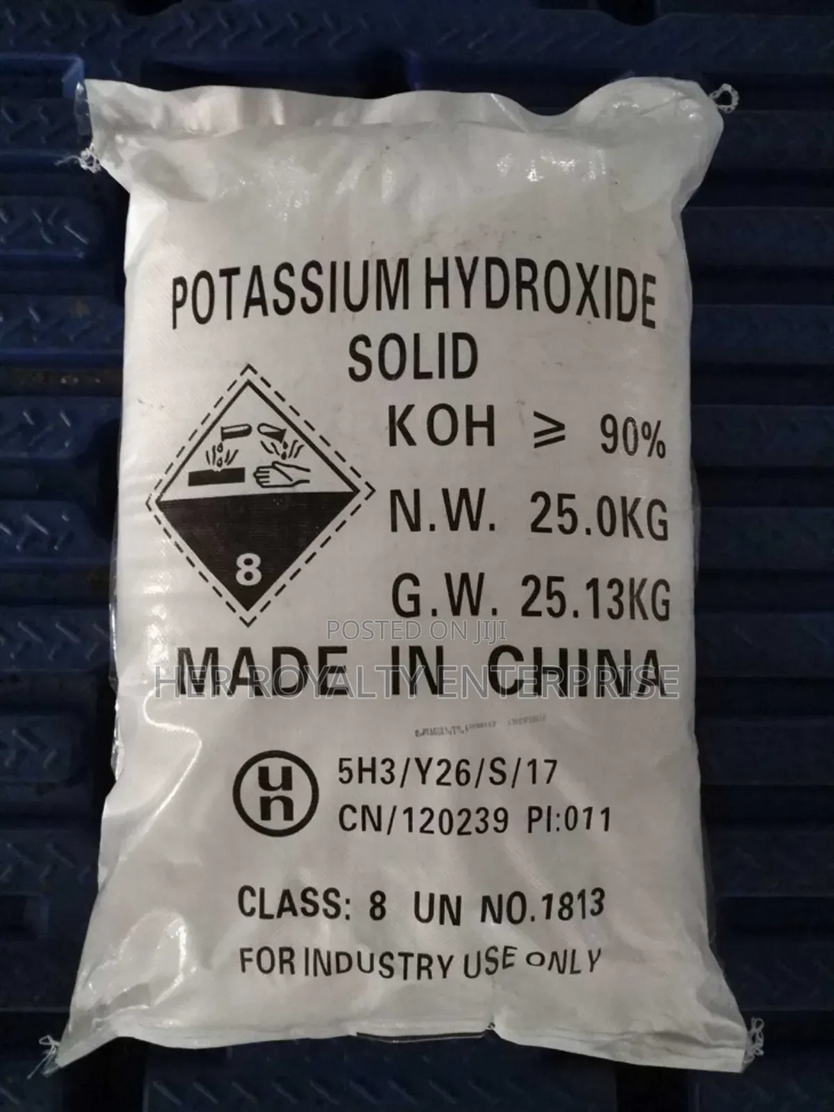 25kg Potassium Hydroxide (Potash)