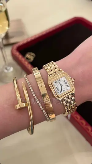 Cartier Watch and Bangle