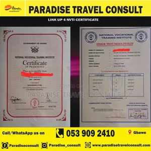 Link Up For Nvti Certificate To Support Visa Application