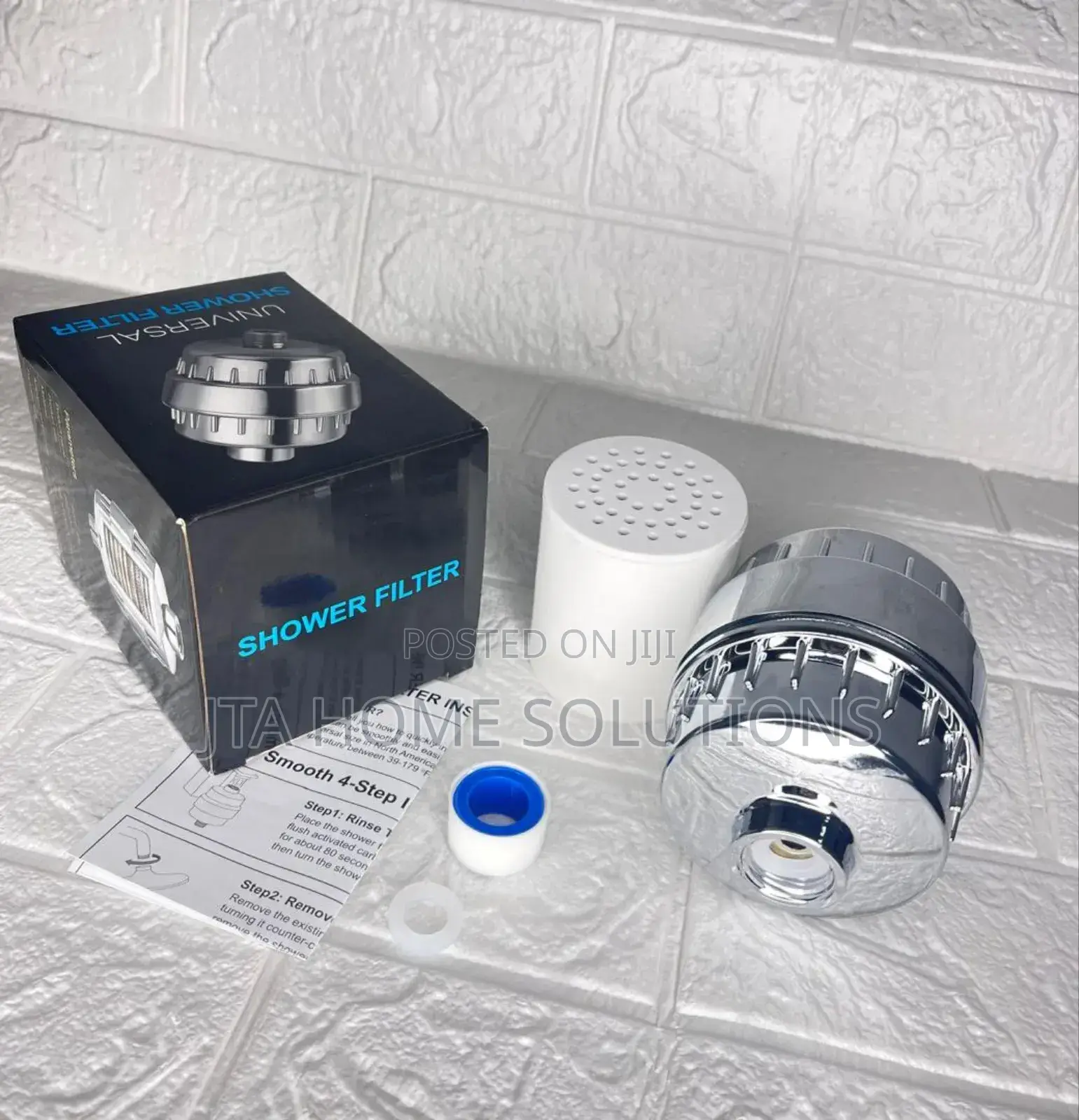 Universal Shower Water Filter - Removes Dirt, Rust and Impurities