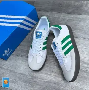 Samba Green and White