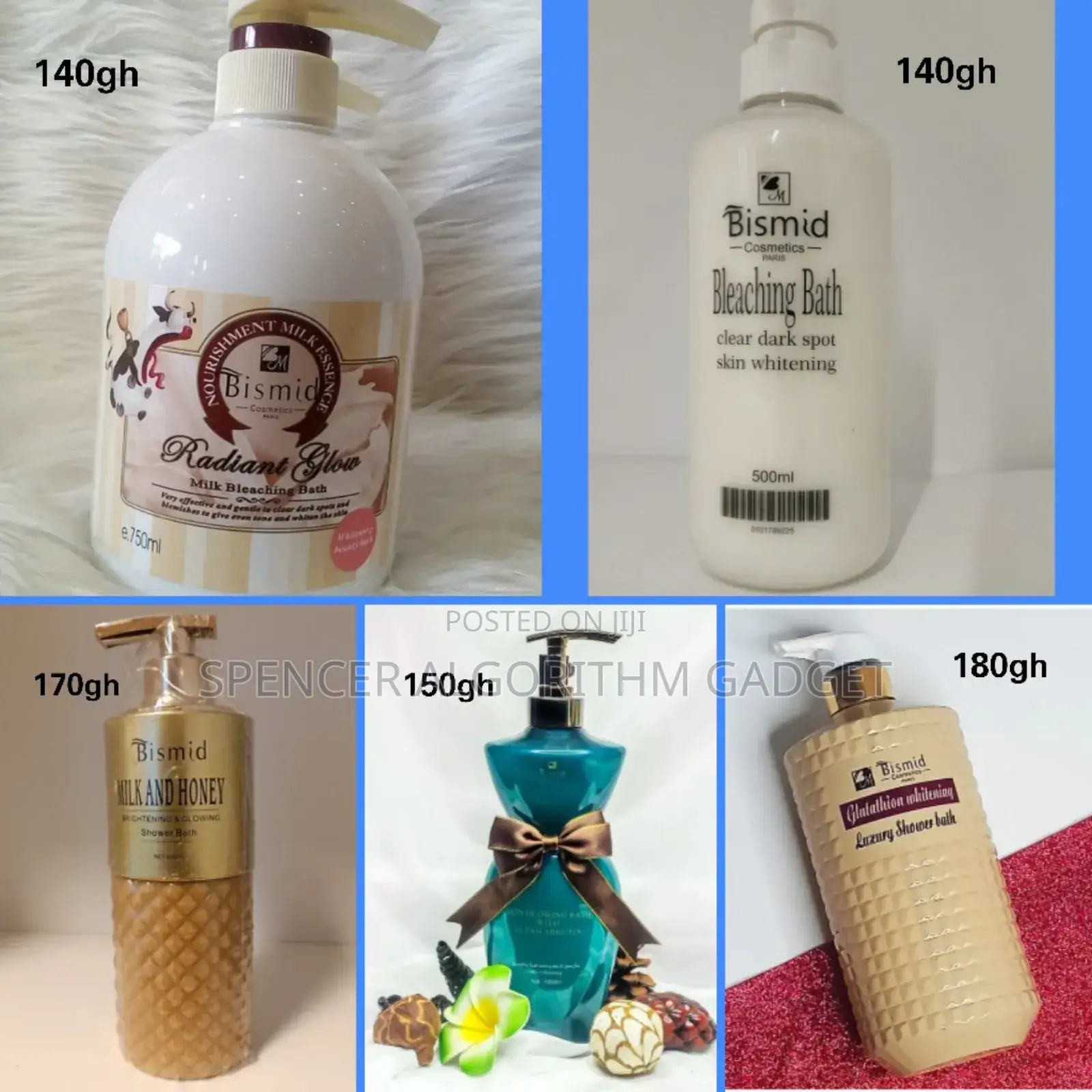 Bismid Shower Gels