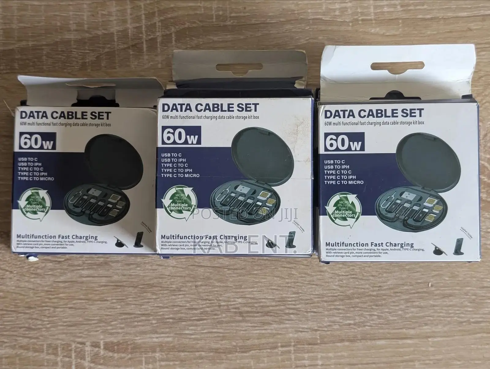 60w Multifunctional Data Cable Set