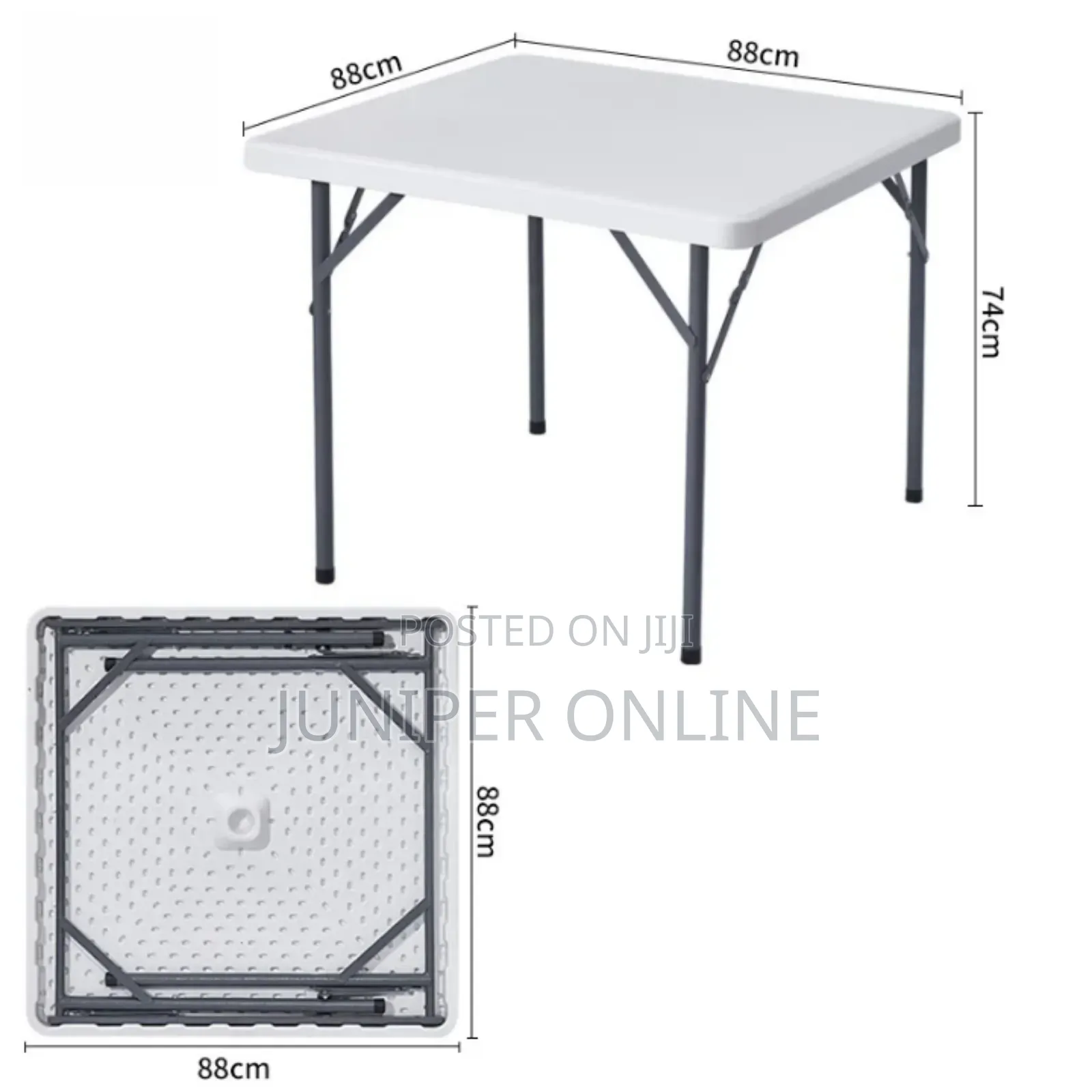 Foldable Table White Perms