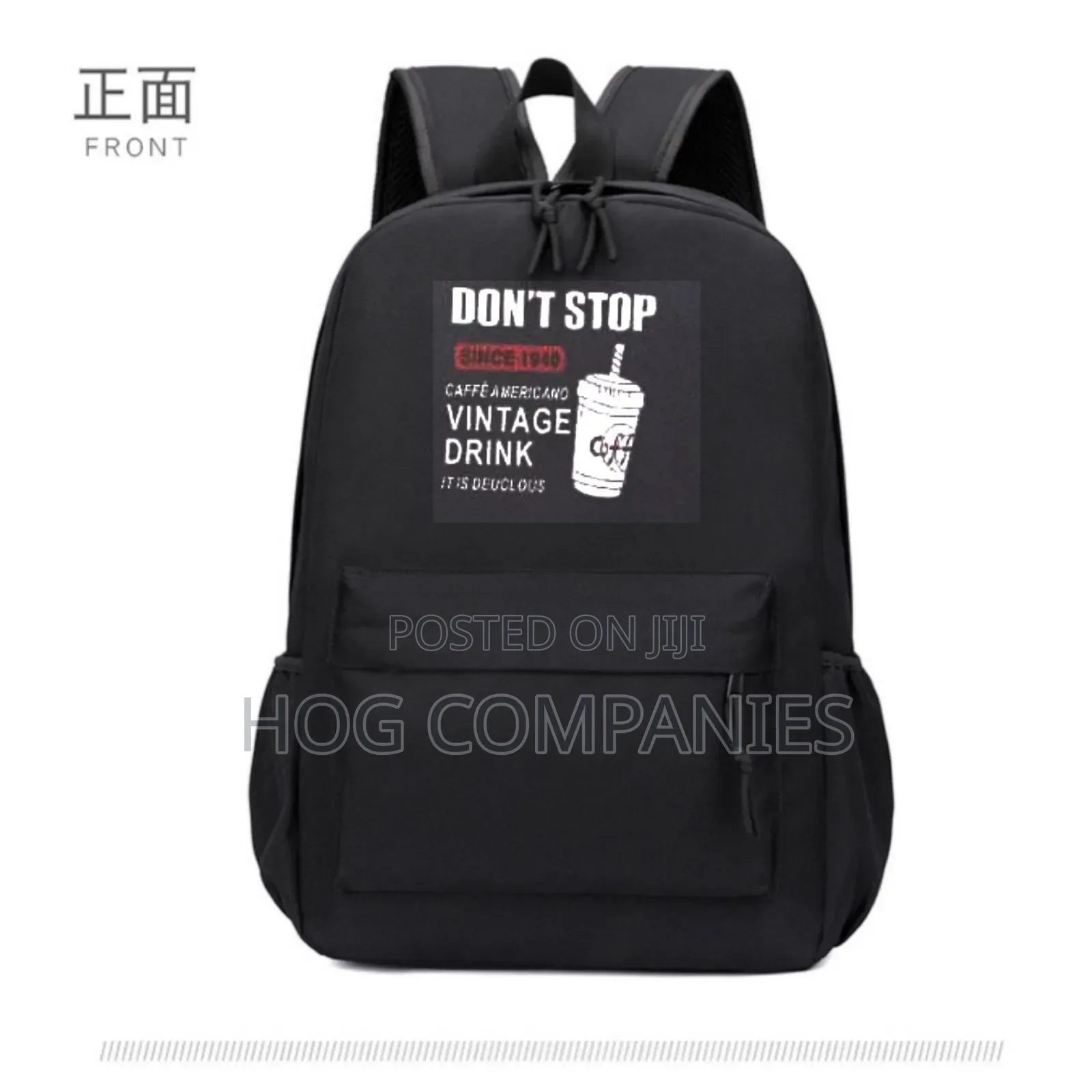 Don't Stop Lightweight School Rain Backpack