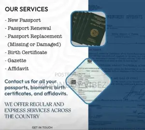 Affidavit, Gazette Etc
