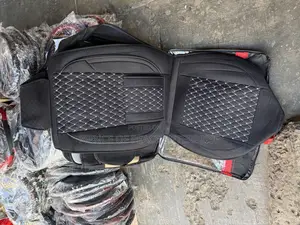 Complete Material Seat Cover Black Front and Back