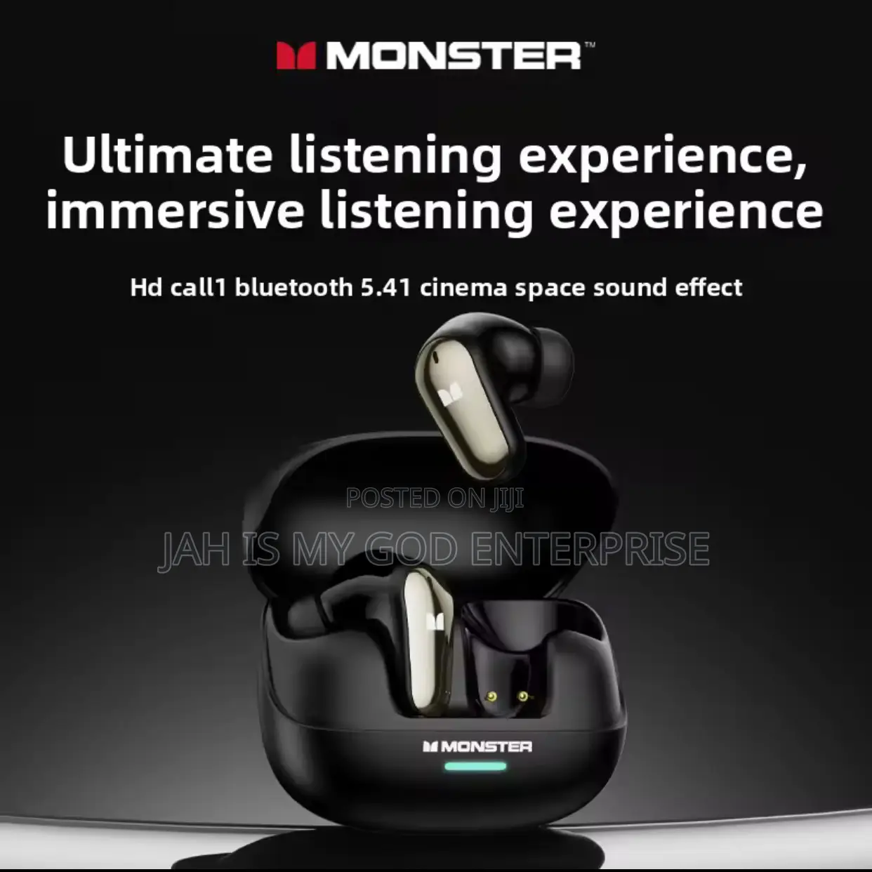 Monster Mqt52 TWS Wireless Bluetooth Noise Canceling Earbuds