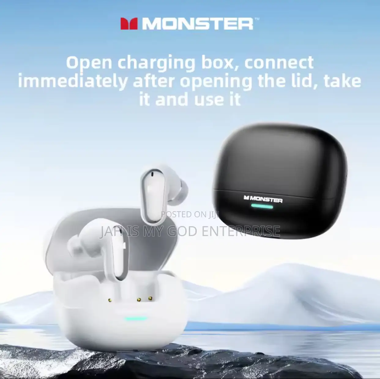 Monster Mqt52 TWS Wireless Bluetooth Noise Canceling Earbuds