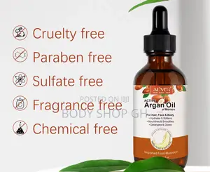 Organic Argan Oil - 100% Pure Amla Hair Oil - Cold-Pressed