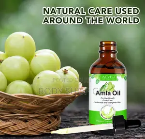 Organic Amla Oil for Scalp Serum - Strengthens Hair Follicles